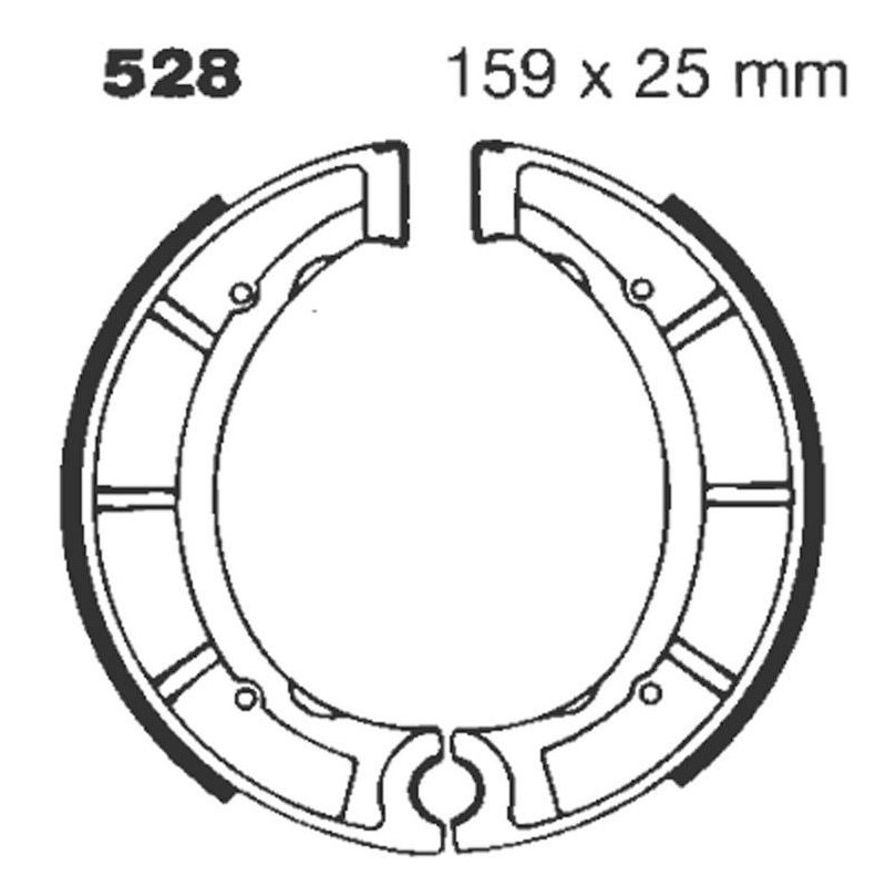 EBC Bremsbacken Y528G von EBC