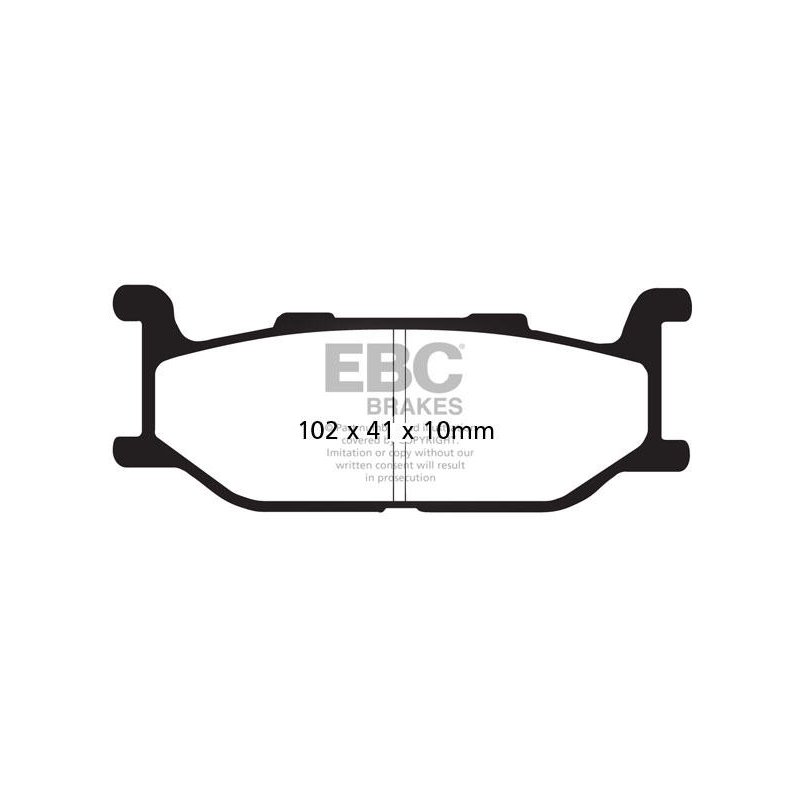 EBC Bremsbeläge Carbon Scooter SFAC179 von EBC