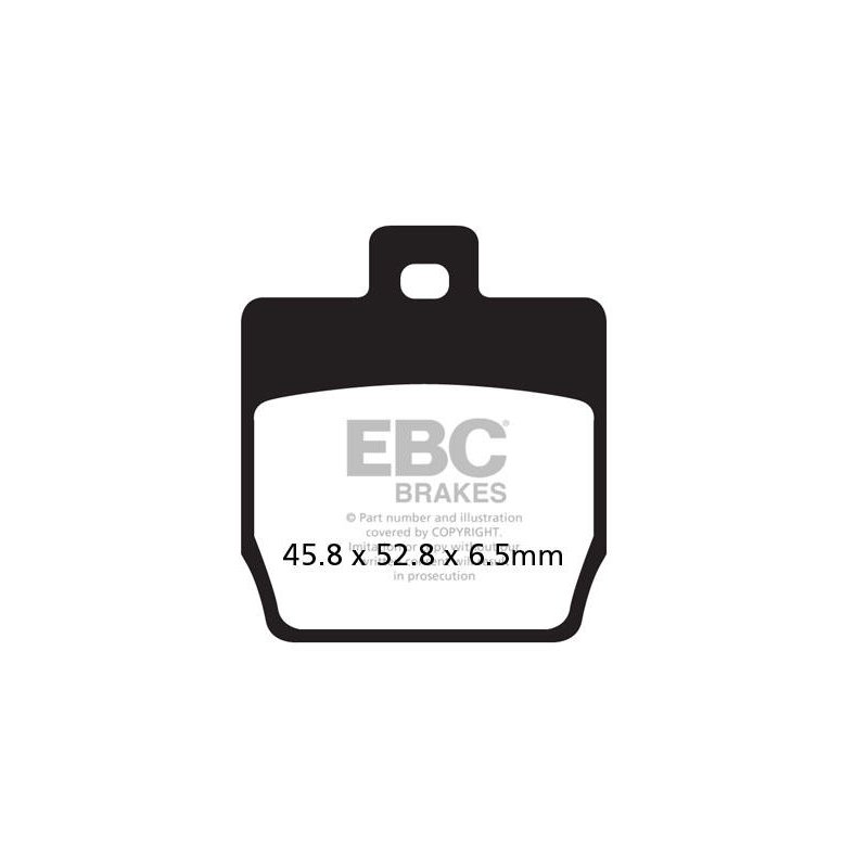 EBC Bremsbeläge Carbon Scooter SFAC268 von EBC