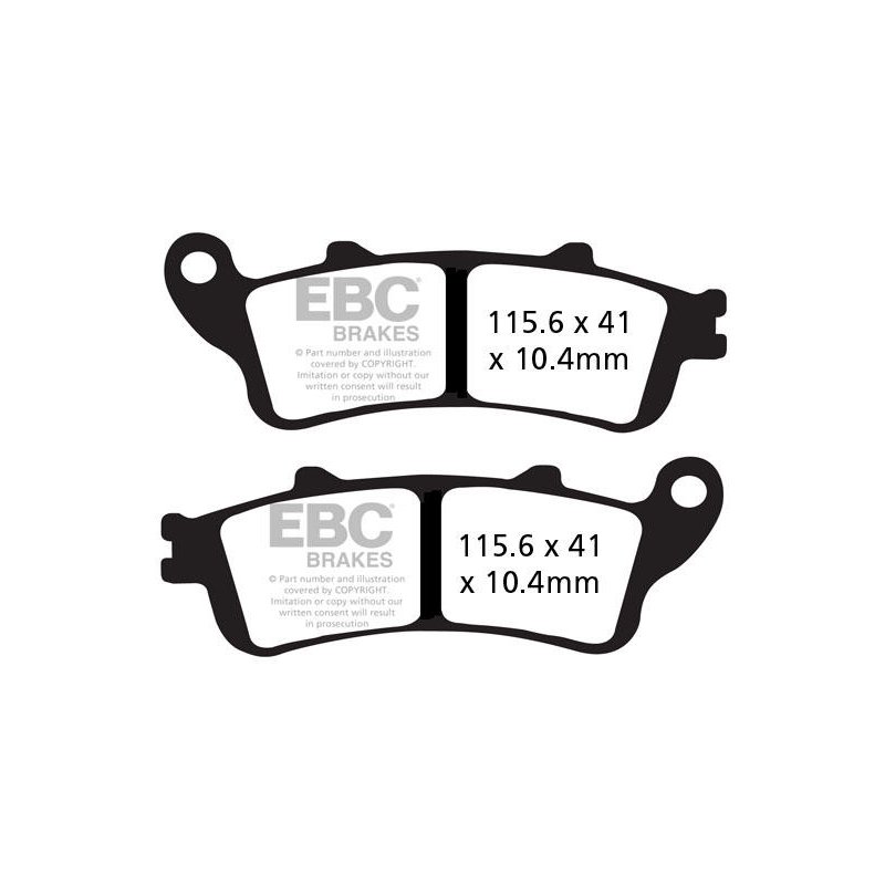 EBC Bremsbeläge Semi-Sinter Touring FA261/2V von EBC