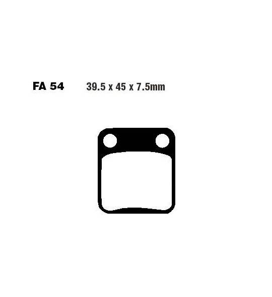 EBC Bremsbeläge VORNE Peugeot Vivacity 50 3 New Vivacity 2T Bj.2009-2018 (VGA... von EBC