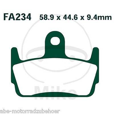 EBC Bremsbeläge hinten Honda X8R SZX 50 S Super Sport Bj. 1998-2002 von EBC