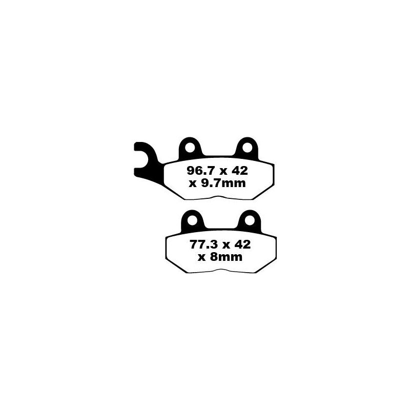 EBC Double H Pad Set FA214/2HH von EBC