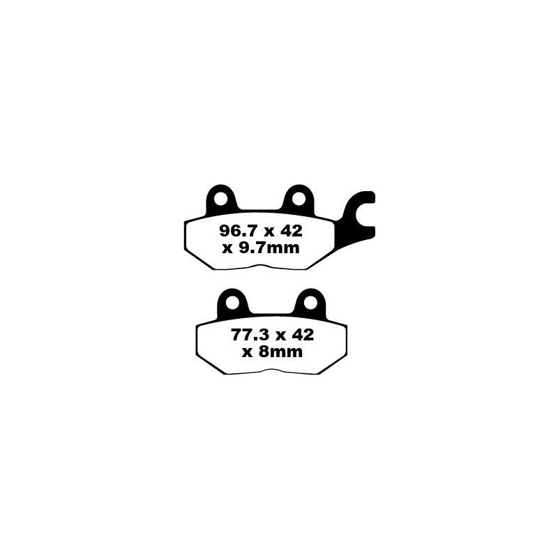 EBC Double H Pad Set FA215/2HH von EBC