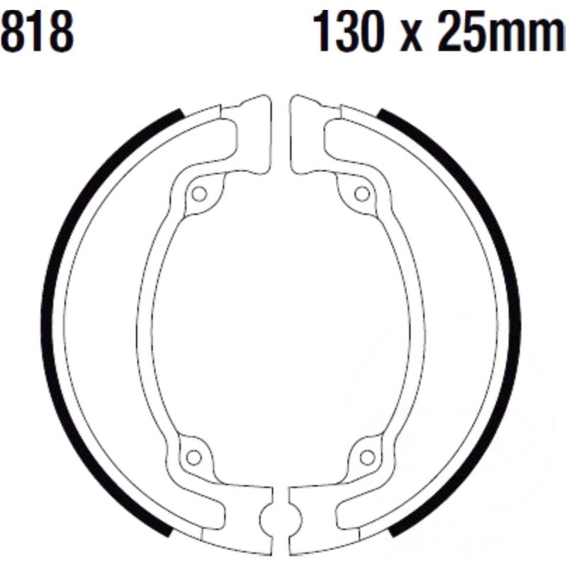 Ebc 818 bremsbacken ohne feder von EBC