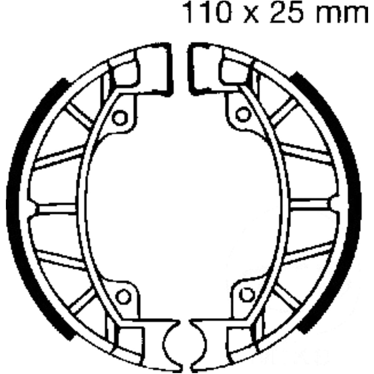 Ebc 885 bremsbacken ohne feder von EBC