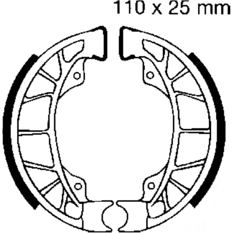 Ebc 899 bremsbacken ohne feder von EBC