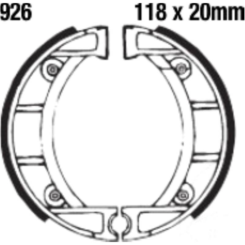 Ebc 926 bremsbacken ohne feder von EBC