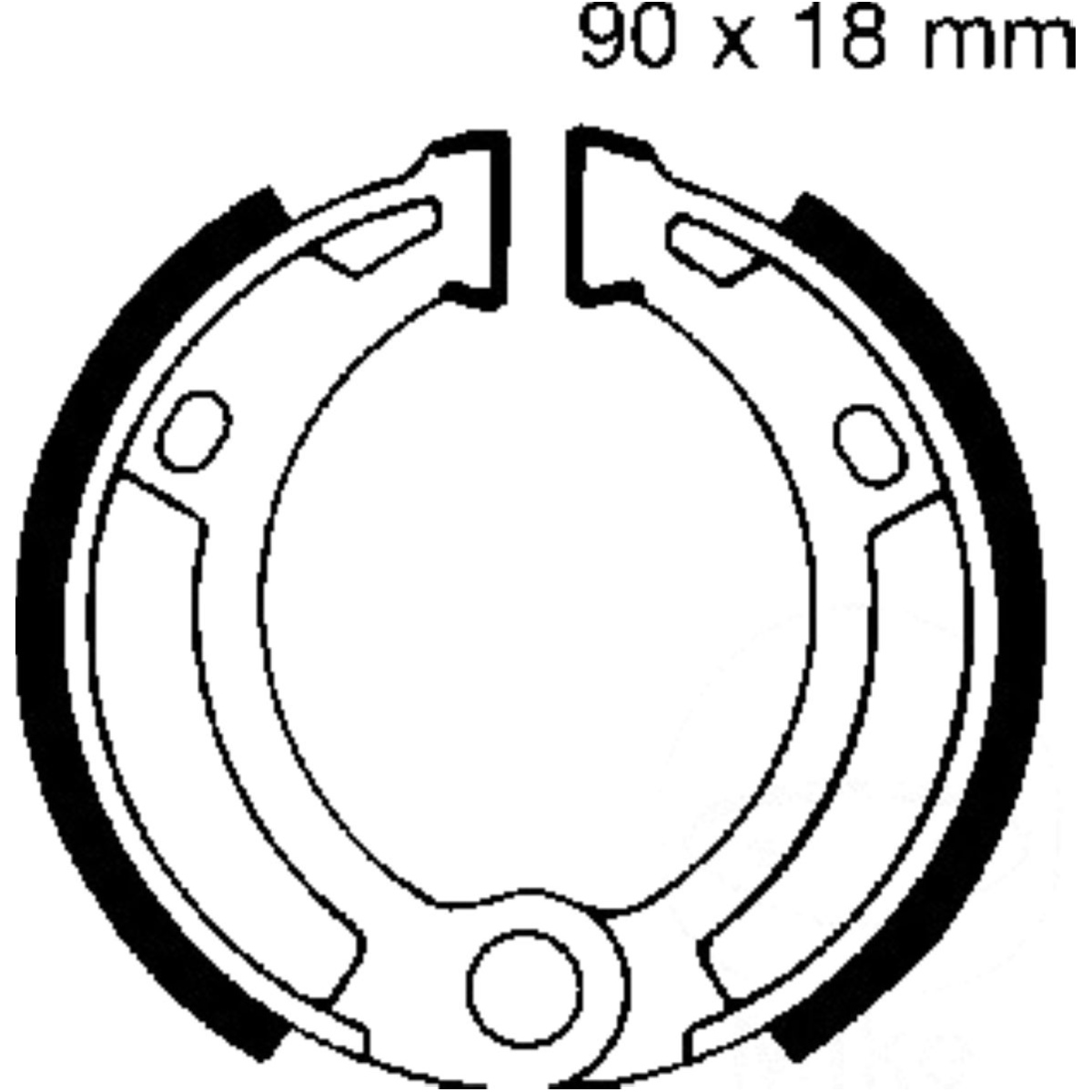 Ebc 931 bremsbacken ohne feder von EBC