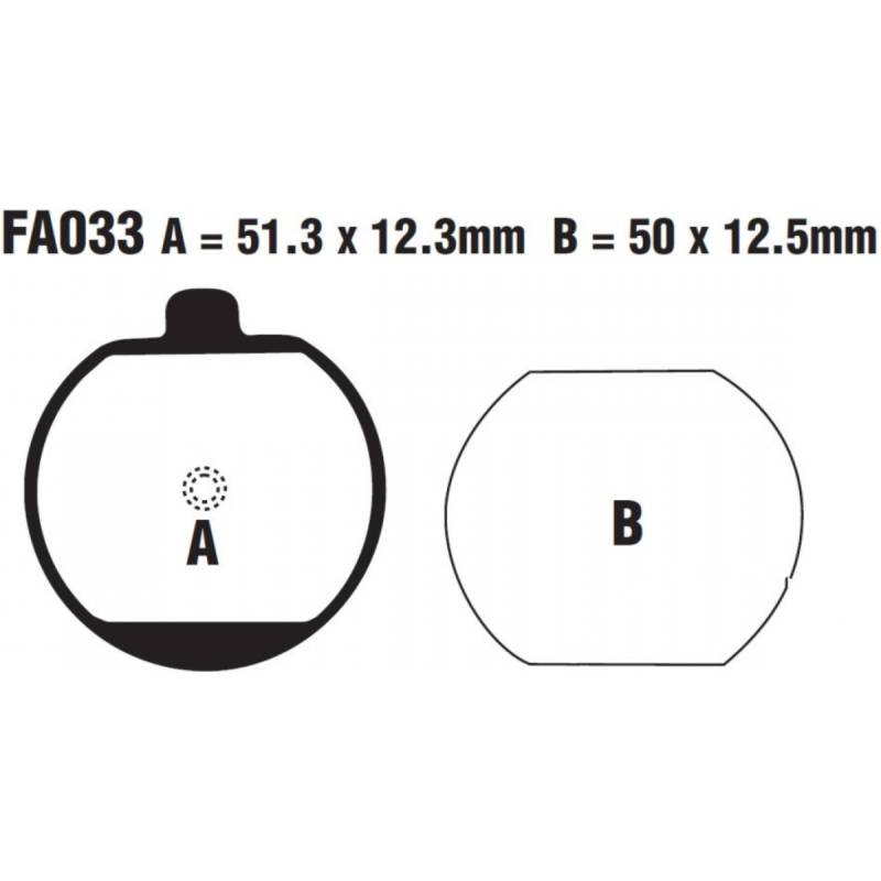 Ebc fa033 bremsbeläge bremsklotz standard von EBC