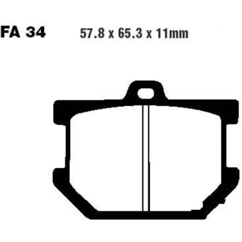 Ebc fa034 bremsbeläge bremsklotz standard von EBC