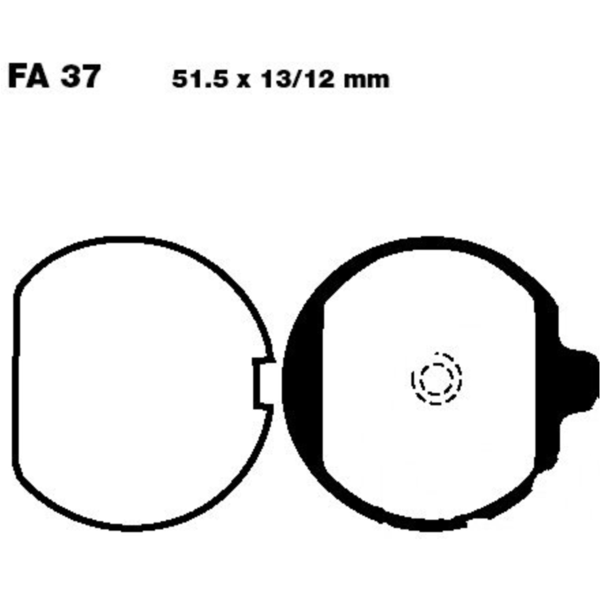 Ebc fa037 bremsbeläge bremsklotz standard von EBC