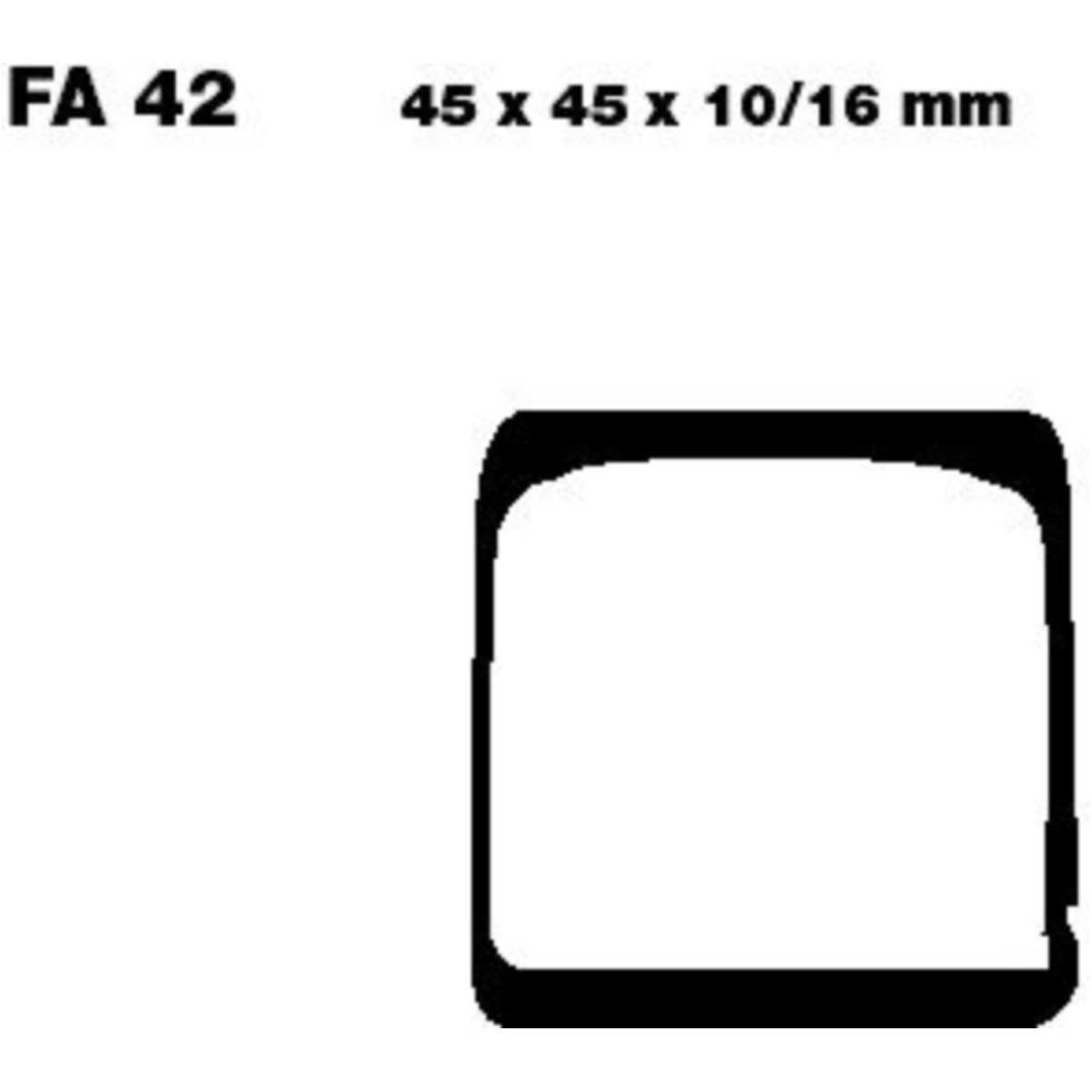 Ebc fa042 bremsbeläge bremsklotz standard von EBC