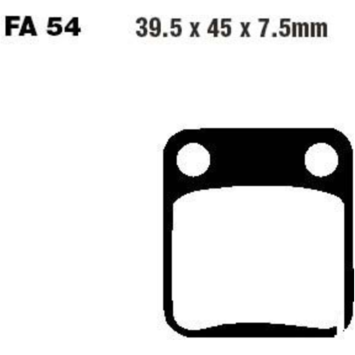 Ebc fa054tt bremsbeläge bremsklotz standard von EBC