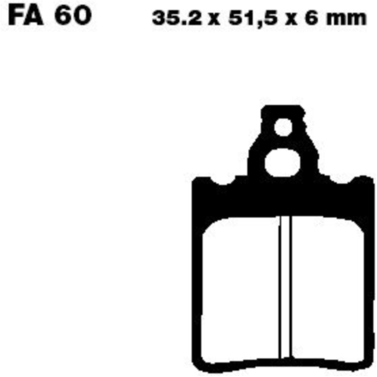 Ebc fa060 bremsbeläge bremsklotz standard von EBC