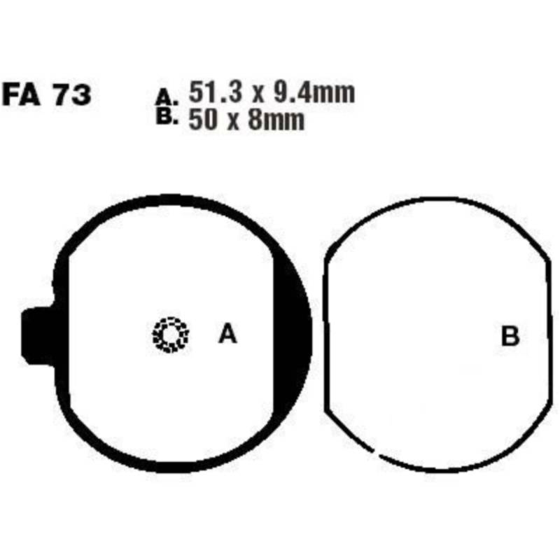 Ebc fa073 bremsbeläge bremsklotz standard von EBC