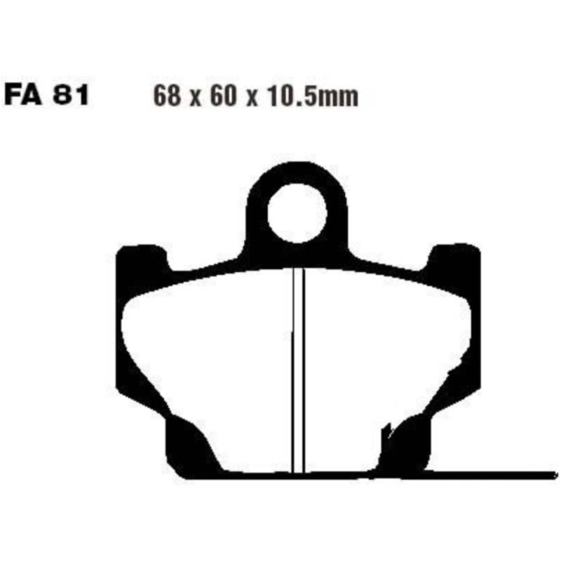 Ebc fa081 bremsbeläge bremsklotz standard von EBC