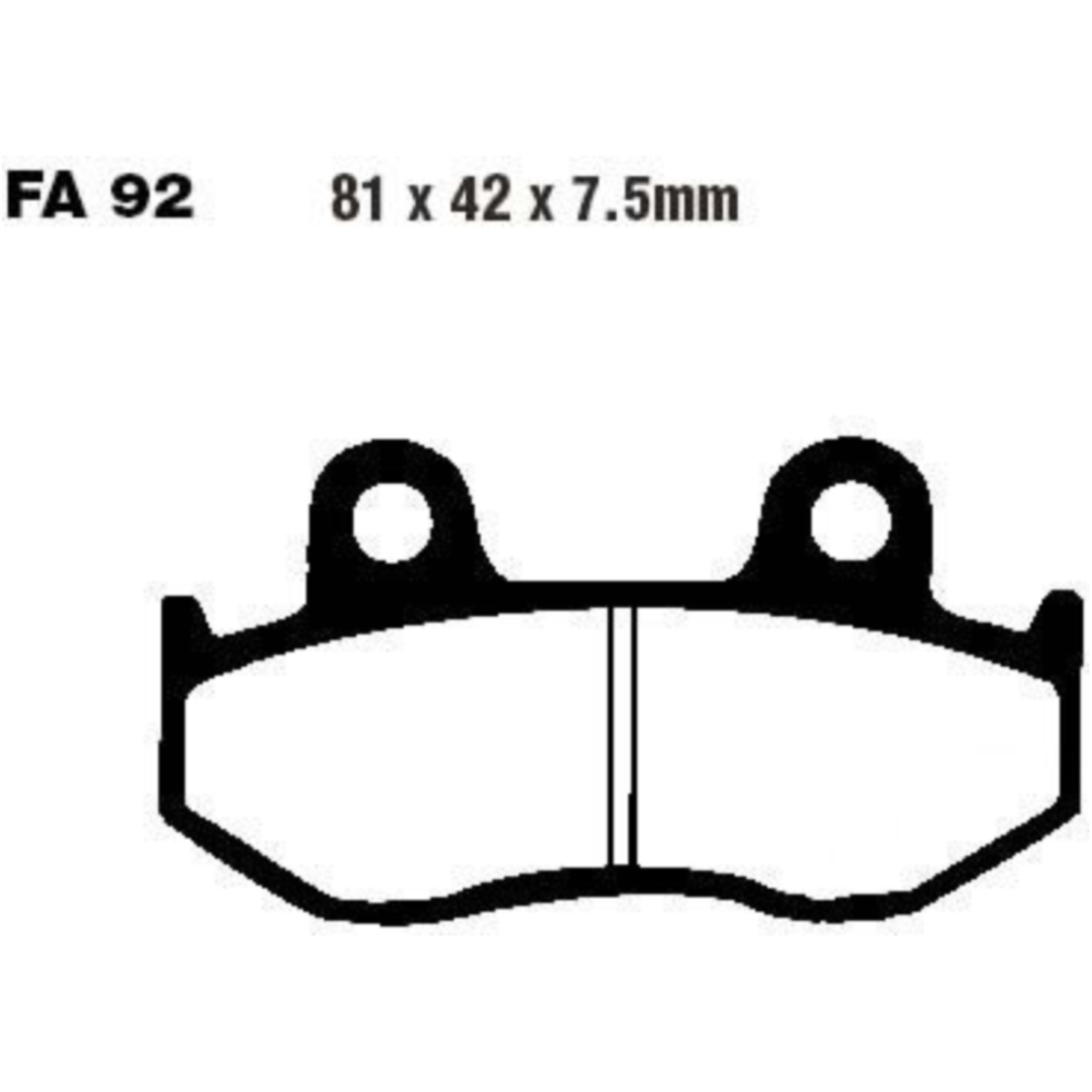 Ebc fa092tt bremsbeläge bremsklotz standard von EBC