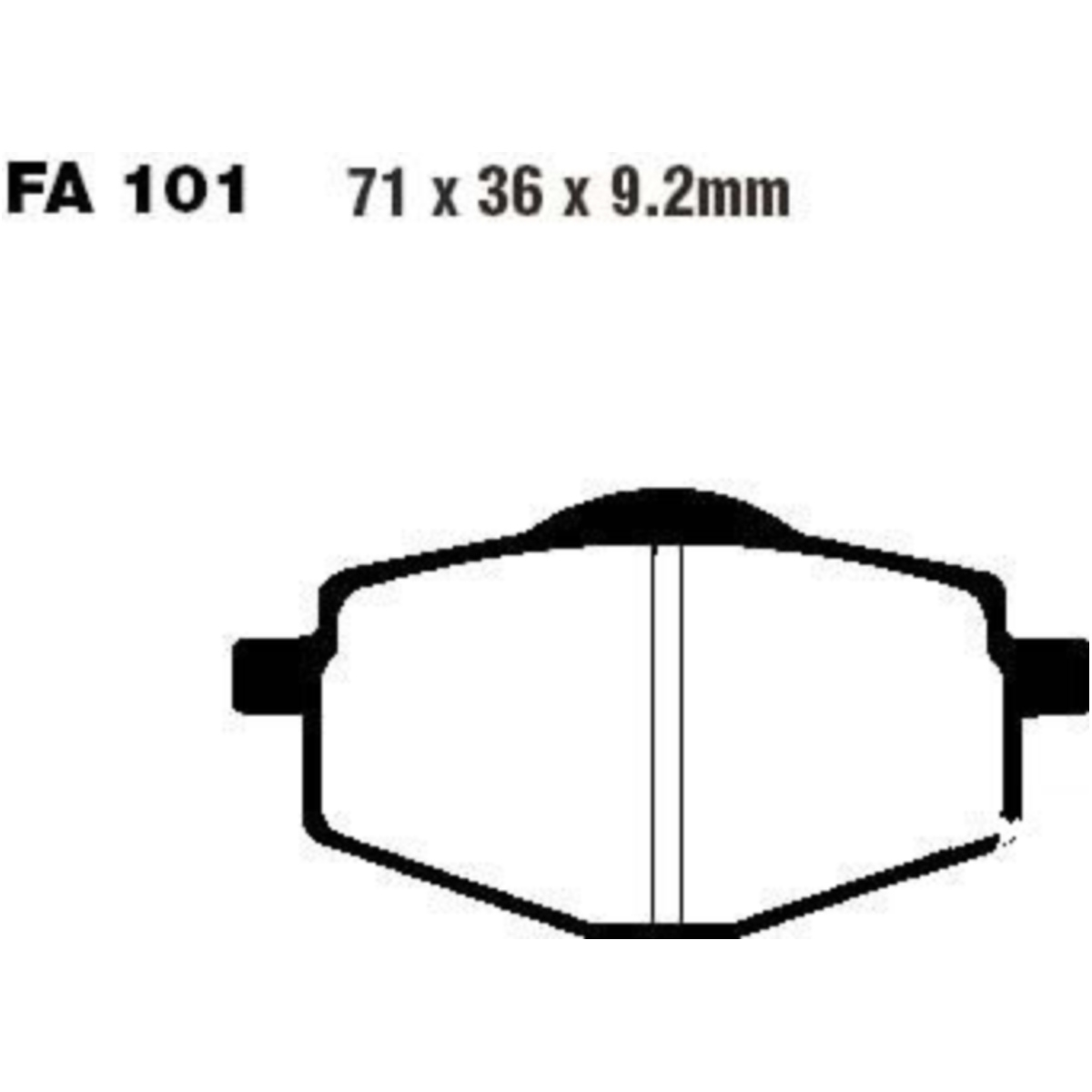 Ebc fa101 bremsbeläge bremsklotz standard von EBC