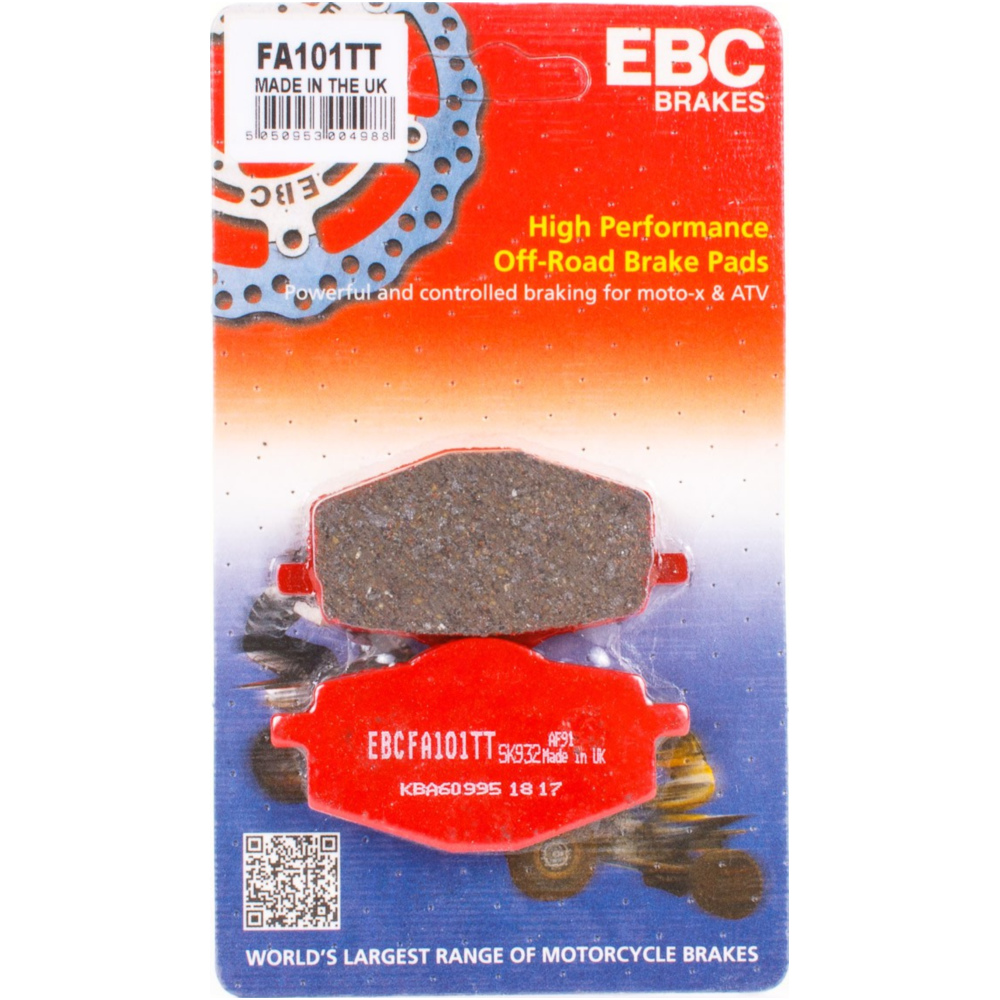 Ebc fa101tt redstuff tt carbon/grafit bremsbeläge (organisch) von EBC