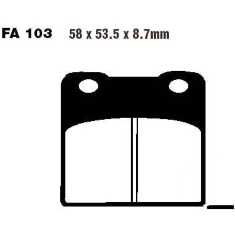 Ebc fa103 bremsbeläge bremsklotz standard von EBC