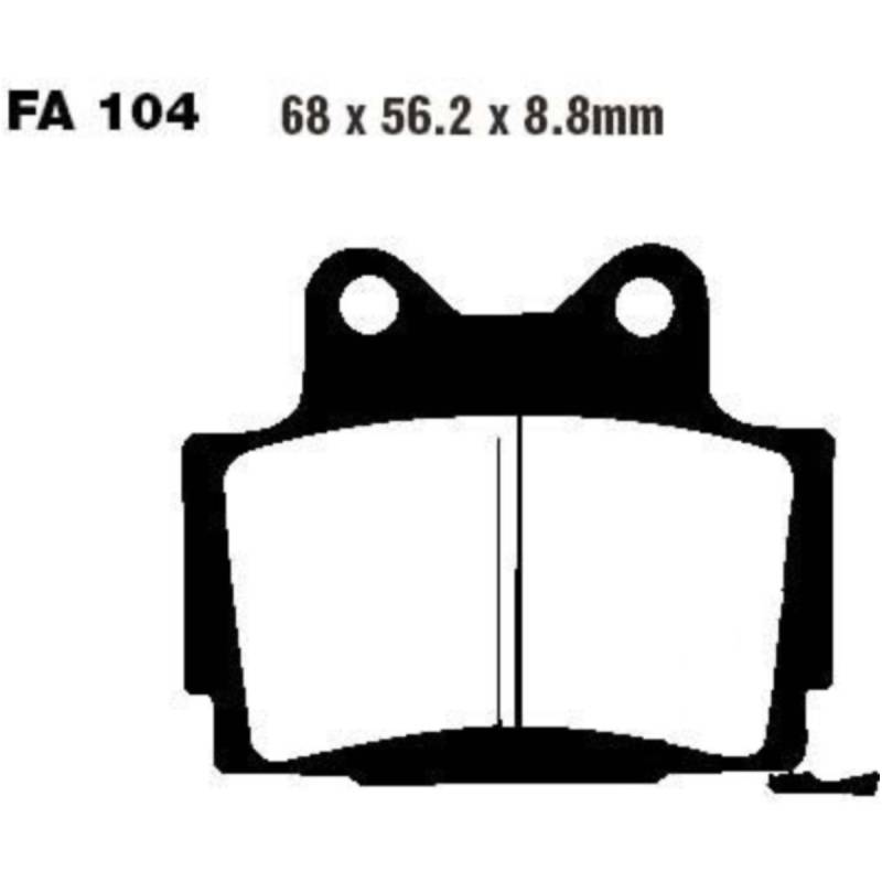 Ebc fa104 bremsbeläge bremsklotz standard von EBC