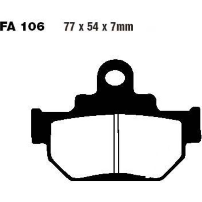 Ebc fa106tt bremsbeläge bremsklotz standard von EBC