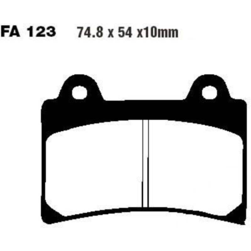 Ebc fa123 bremsbeläge bremsklotz standard von EBC