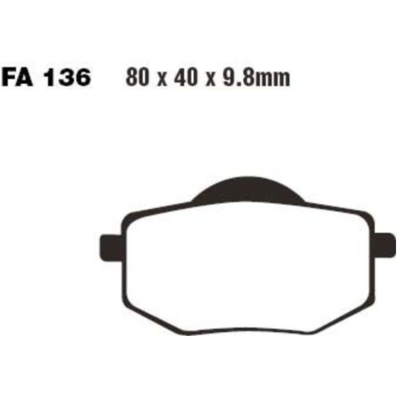 Ebc fa136 bremsbeläge bremsklotz standard von EBC