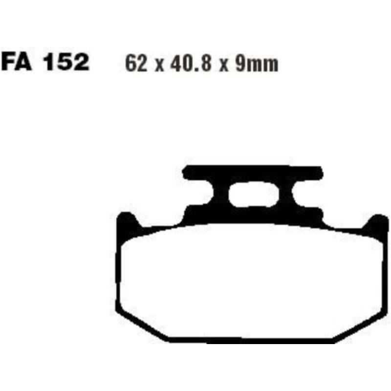 Ebc fa152r bremsbeläge bremsklotz sinter r von EBC