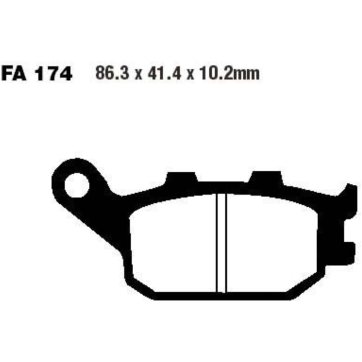 Ebc fa174 bremsbeläge bremsklotz standard von EBC