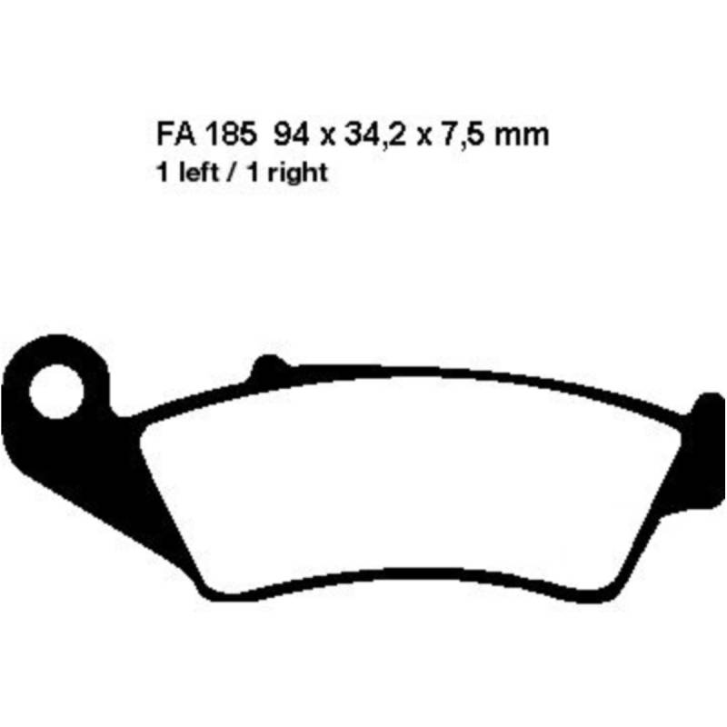 Ebc fa185tt bremsbeläge bremsklotz standard von EBC