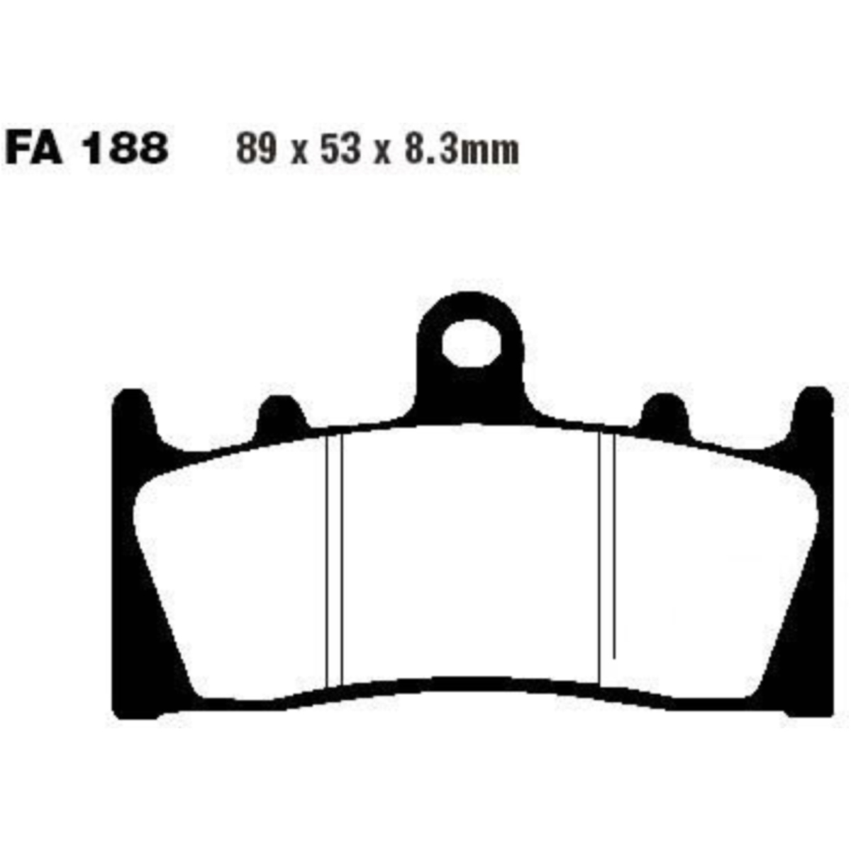 Ebc fa188 bremsbeläge bremsklotz standard von EBC