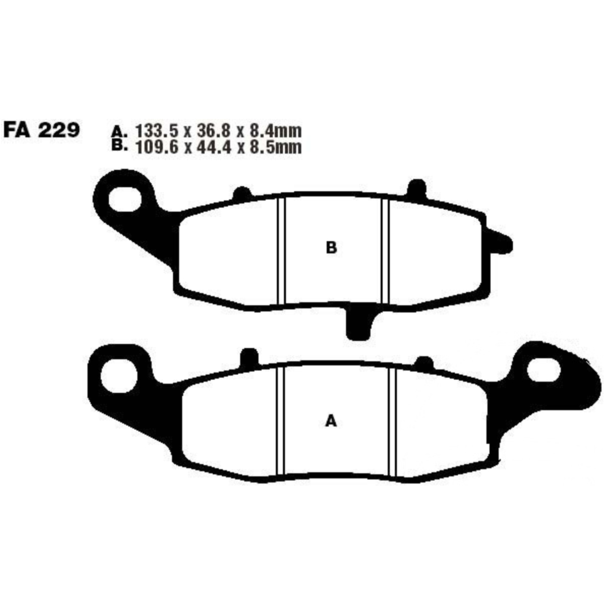 Ebc fa229 bremsbeläge bremsklotz standard von EBC