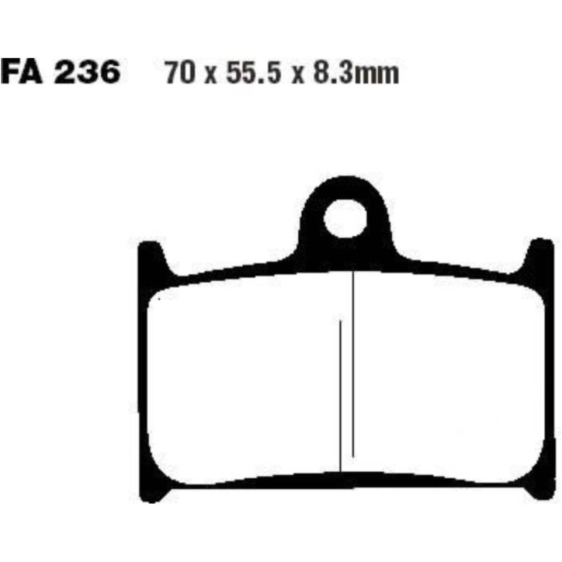 Ebc fa236 bremsbeläge bremsklotz standard von EBC