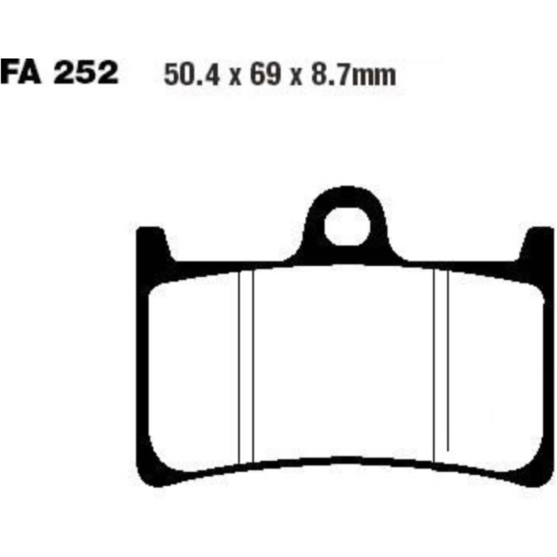 Ebc fa252 bremsbeläge bremsklotz standard von EBC