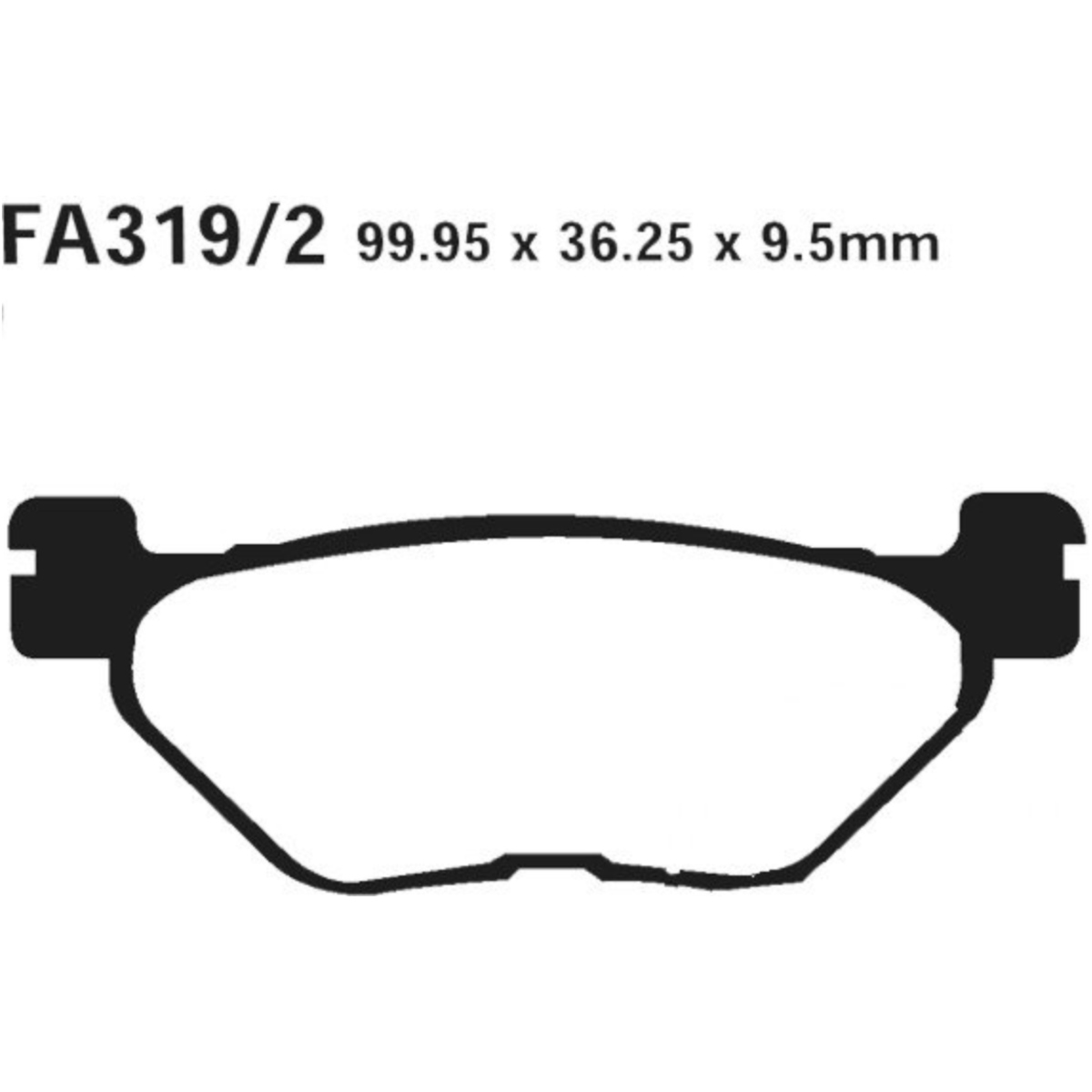 Ebc fa319/2 bremsbeläge bremsklotz standard  fa3192 von EBC