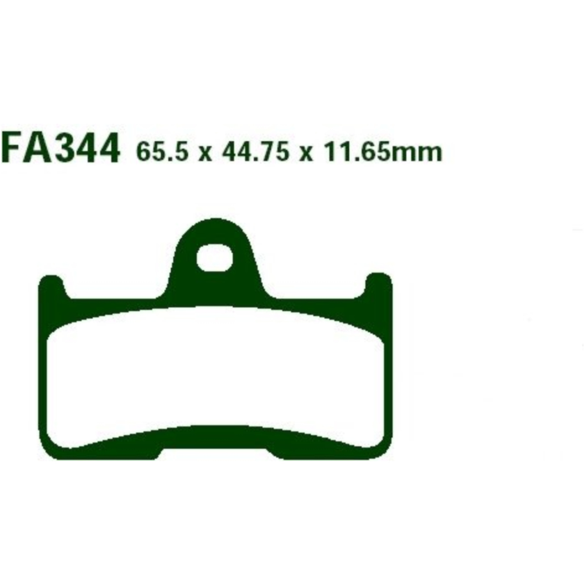 Ebc fa344r bremsbeläge bremsklotz sinter r von EBC