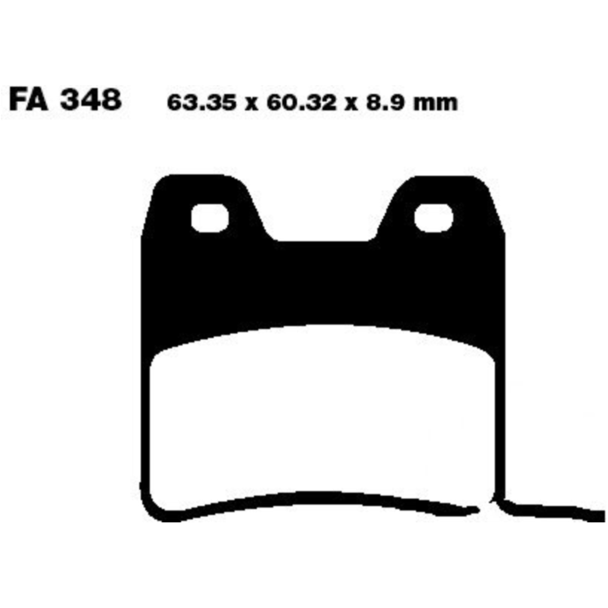 Ebc fa348 bremsbeläge bremsklotz standard von EBC