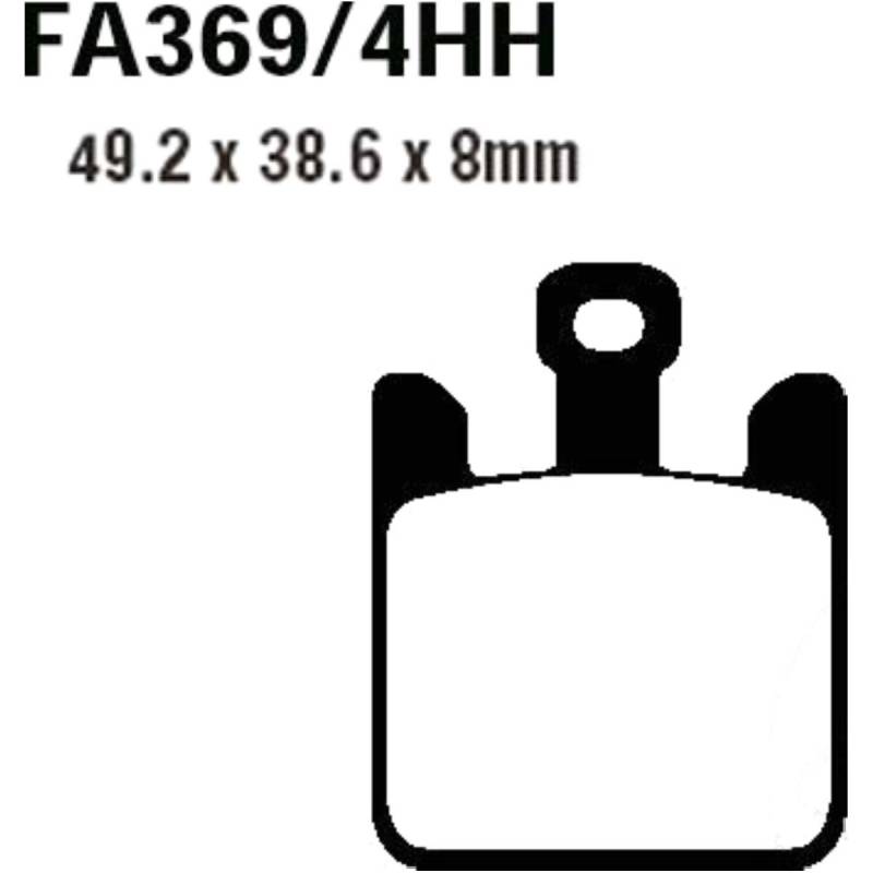 Ebc fa369/4hh bremsbeläge bremsklotz sinter hh  fa3694hh von EBC