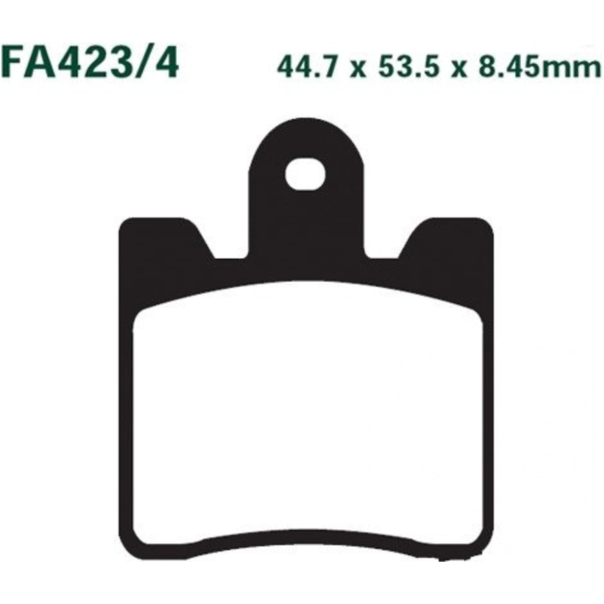 Ebc fa423/4hh bremsbeläge bremsklotz sinter hh  fa4234hh von EBC