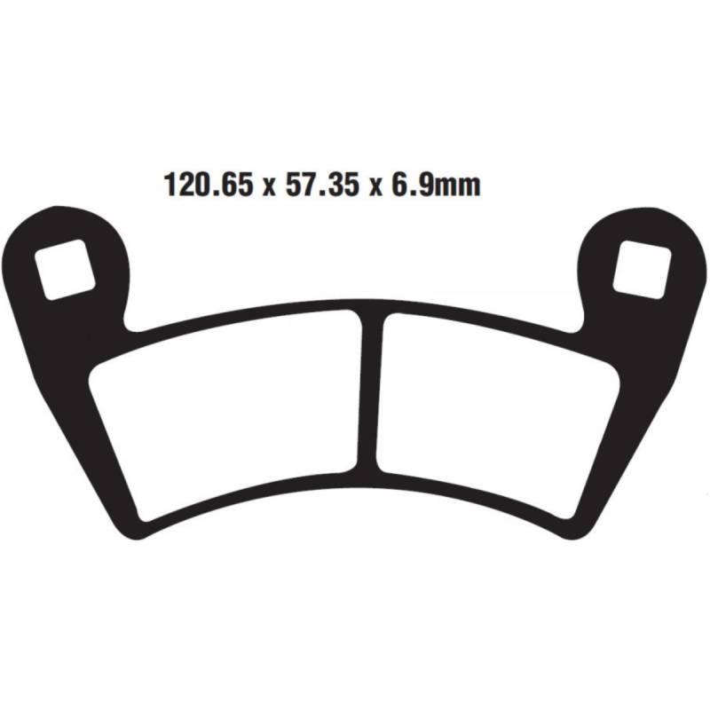 Ebc fa452tt bremsbeläge bremsklotz standard von EBC