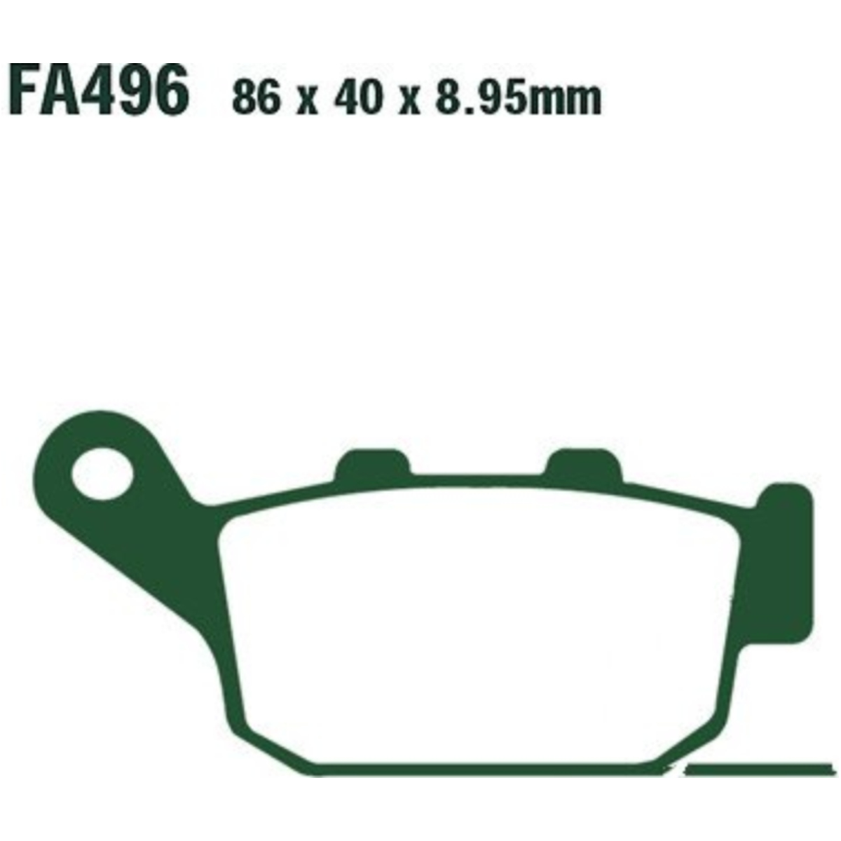 Ebc fa496 bremsbeläge bremsklotz standard von EBC