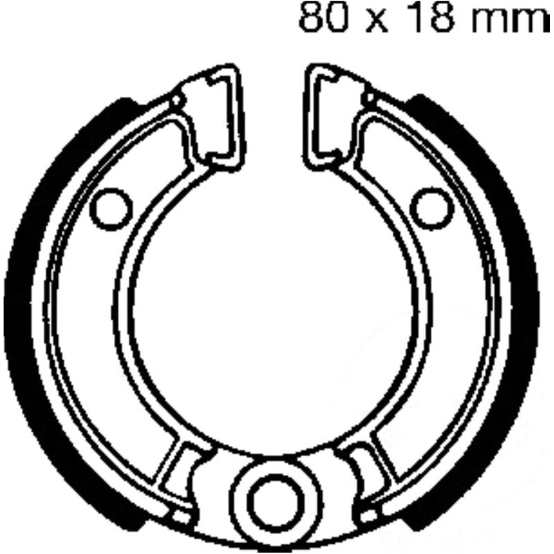 Ebc h301 bremsbacken mit feder von EBC