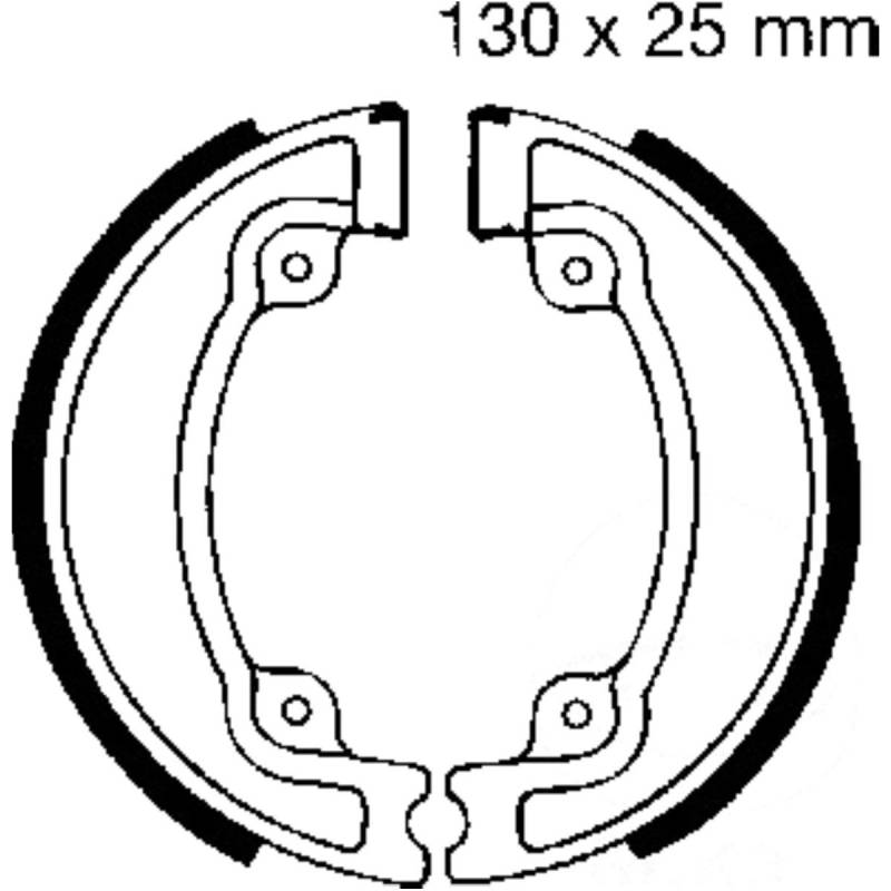 Ebc h330 bremsbacken mit feder von EBC