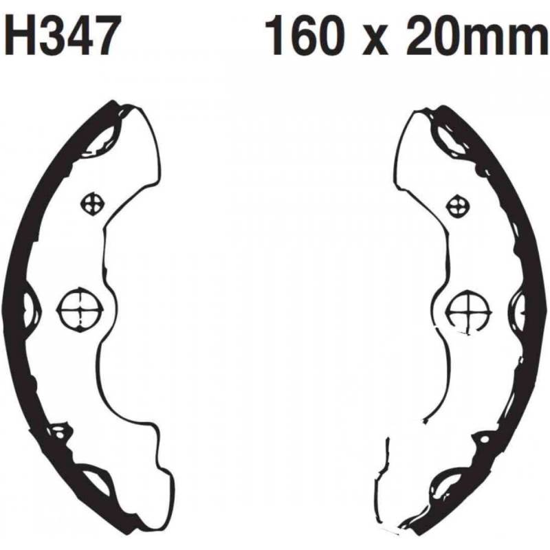 Ebc h347 bremsbacken mit feder von EBC