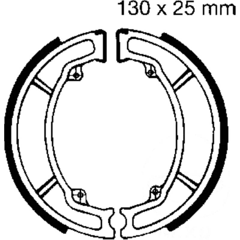 Ebc h350 bremsbacken mit feder von EBC