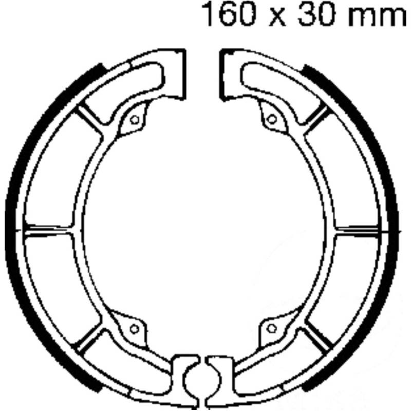 Ebc k706 bremsbacken mit feder von EBC