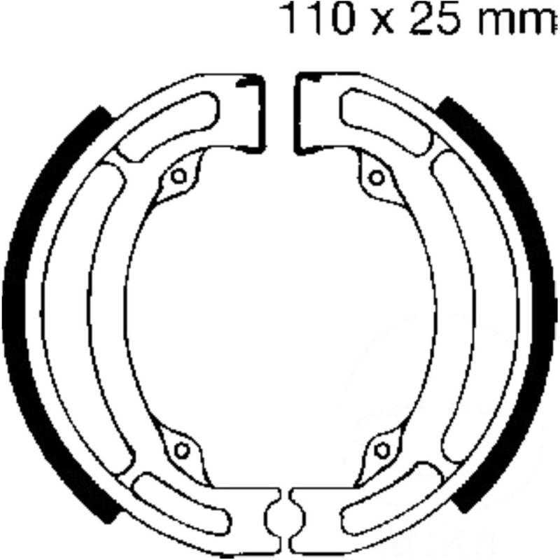 Ebc s604 bremsbacken mit feder von EBC