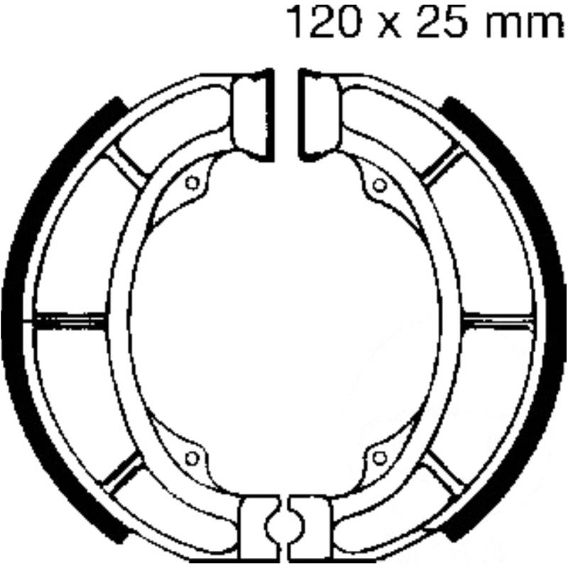 Ebc s624 bremsbacken mit feder von EBC